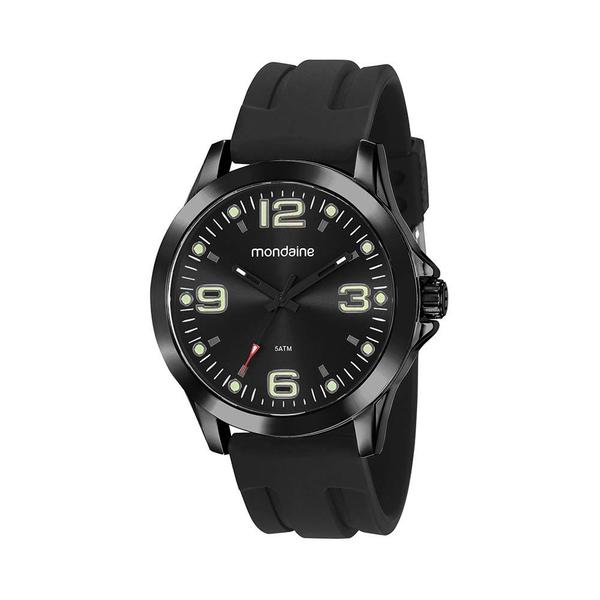 Relógio Esportivo Silicone Preto - Mondaine