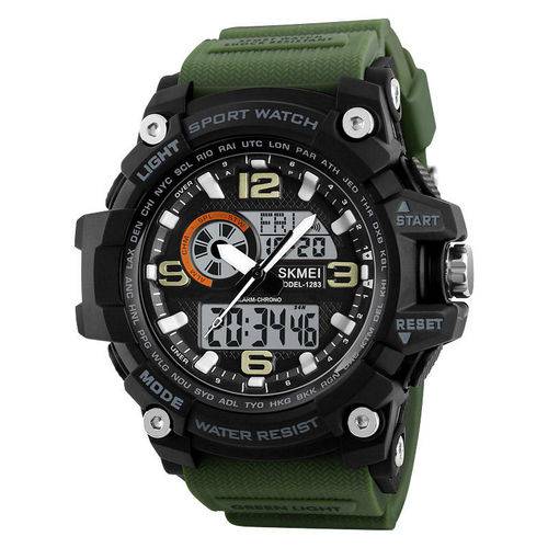 Relogio Esportivo Skmei 1283 Verde Militar