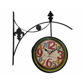 Relógio Estação Ferroviária de Parede Dupla Face 39x39