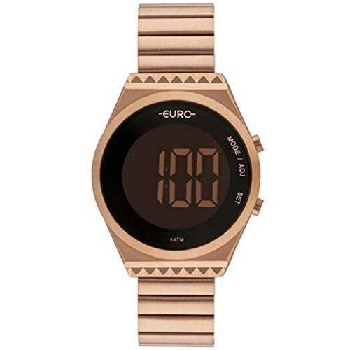 Relógio Euro Digital/cx Mt e Puls. Aço Rosé Eubjt016ab/4j