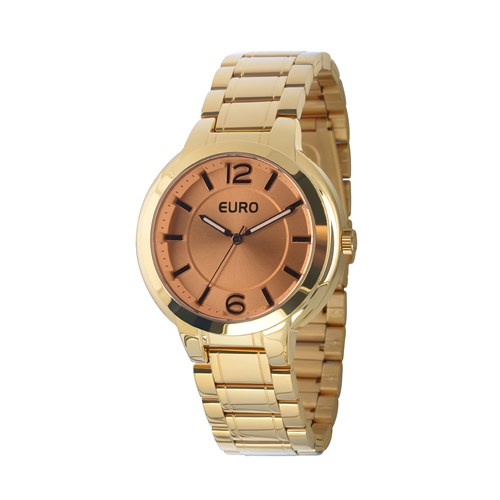 Relógio Euro Euro Premium Feminino Dourado Analógico Eu2035lxo/4K