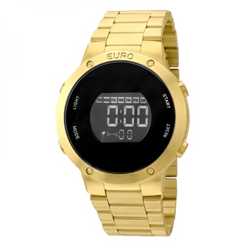 Relógio Euro Fem Fashion Fit Dourado Digital EUBJ3279AA/4D