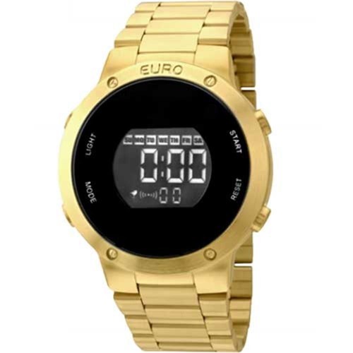 Relógio Euro Feminino Dourado Fashion Fit Eubj3279aa4d