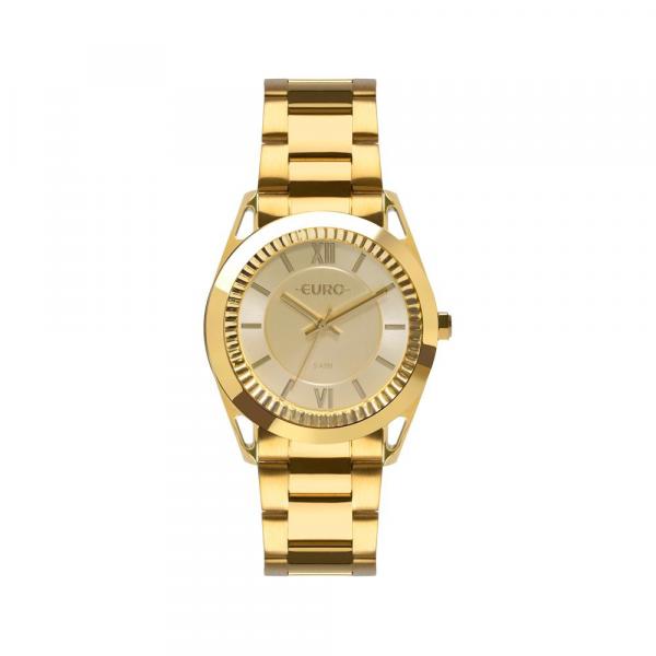 Relógio Euro Feminino Dourado Fashion Novo Eu2035ypp/4d