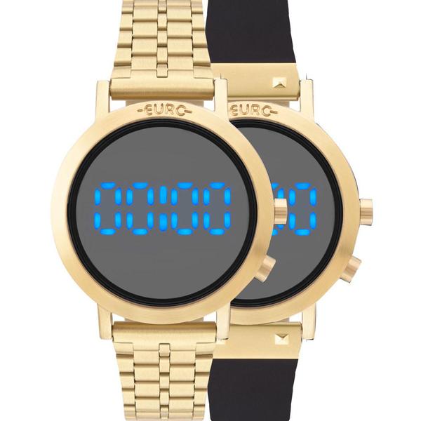 Relógio Euro Feminino Dourado Troca Pulseira EUBJ3407AA/T4P