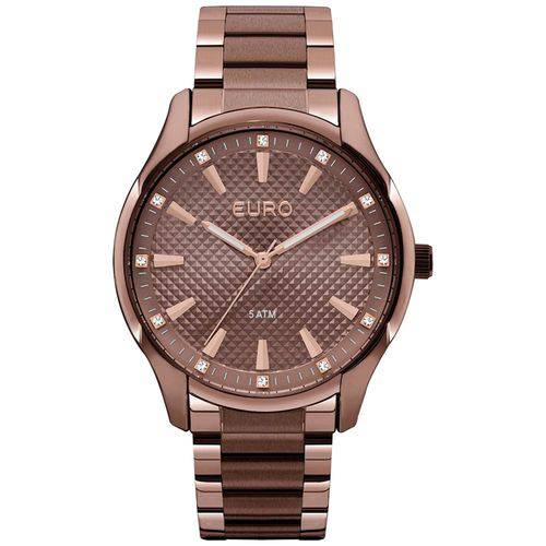 Relogio Euro Feminino Euy121e6dj/4m Chocolate Marrom