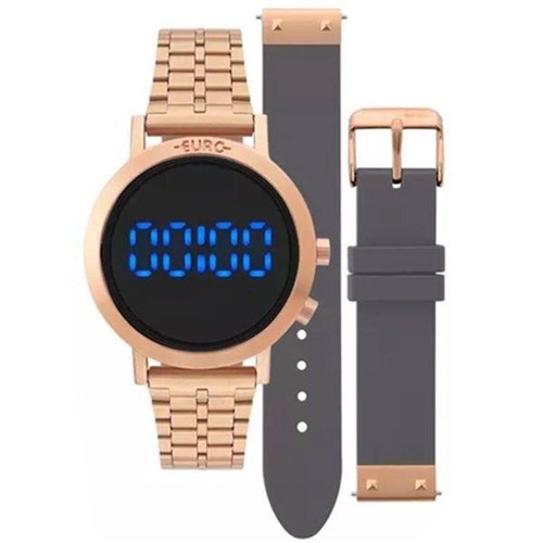 Relógio Euro Feminino Fashion Digital Rosé Eubj3407ac/T4t