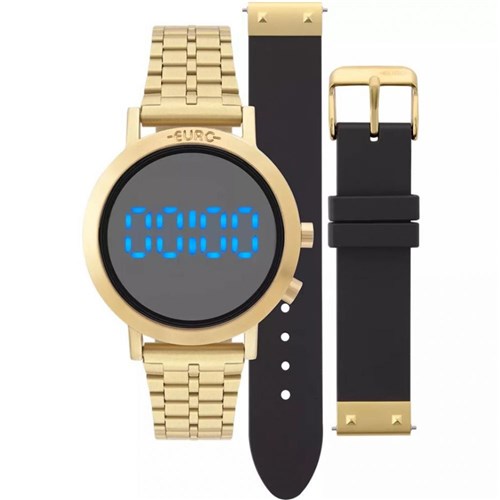 Relógio Euro Feminino Fashion Fit Dourado Eubj3407aat4p