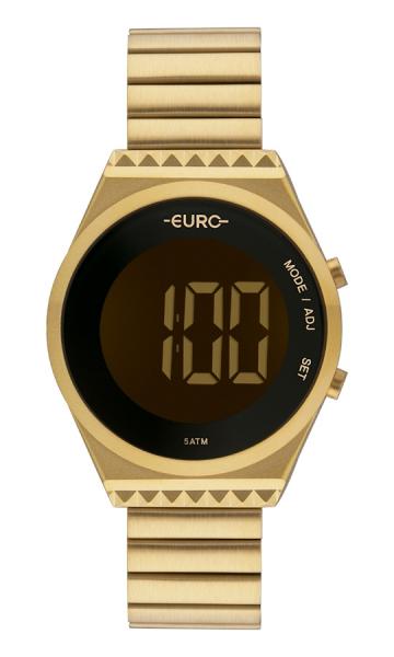 Relógio Euro Feminino Fashion Fit Dourado EUBJT016AA/4D