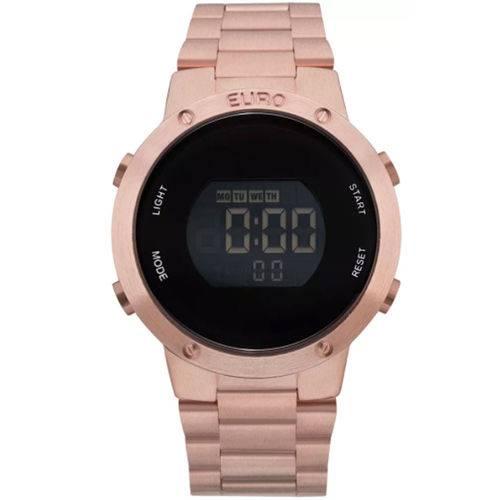 Relogio Euro Feminino Fashion Fit EUBJ3279AF4J Rose Gold Digital