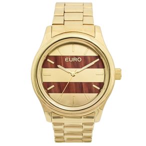 Relógio Euro Feminino Madeira Fashion EU2036MAA/4L - Dourado EU2036MAA/4L