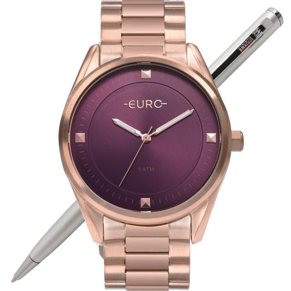 Relógio Euro Feminino Minimal Shine Rosé EU2036YOD/4N