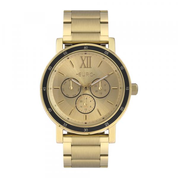 Relógio Euro Feminino Multiglow Dourado Eu6P29ahi/4d