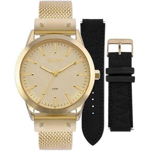 Relógio Euro Feminino Neoprene Dourado - EU2035YOK/4D