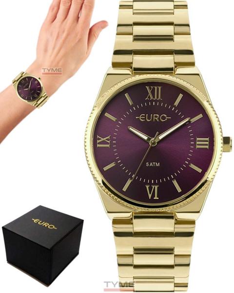 Relógio Euro Feminino New Basic EU2035YQS/4N Dourado