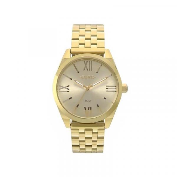 Relógio Euro Feminino Recortes Dourado Eu2035Yng/4P