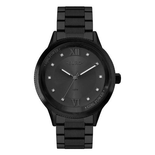 Relógio Euro Feminino Ref: Eu2036yoi/4f Fashion Black