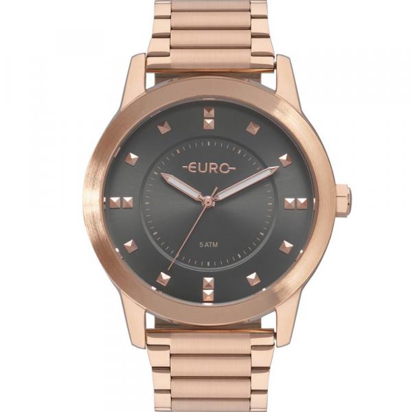 Relógio Euro Feminino Rose Grande Eu2039jr/4C