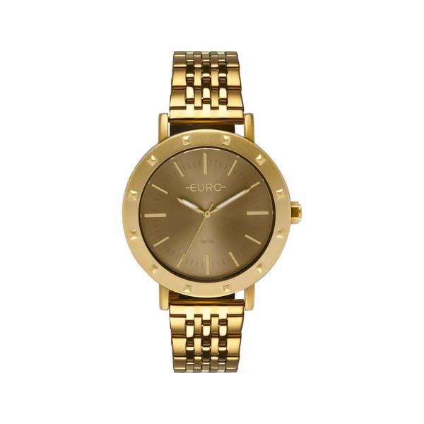 Relógio Euro Feminino Spike Fever Casual Dourado Eu2035yph/4d