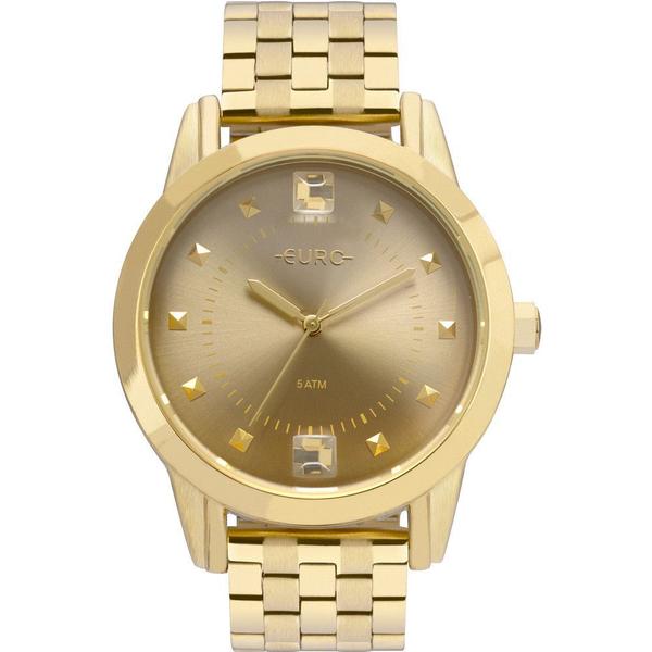 Relógio Euro Feminino Spike Illusion Dourado Eu2035yrt/4d