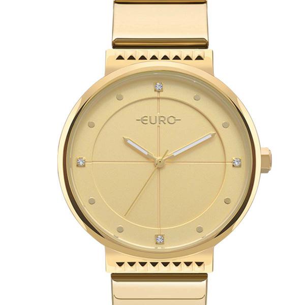 Relógio Euro Feminino Spike Slim Eu2035yoa/4d Dourado