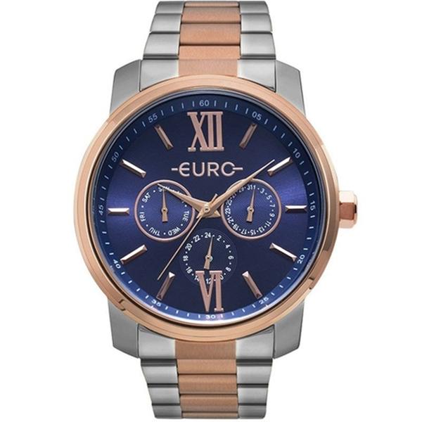 Relógio Euro Metallics Bicolor Prata e Rose Feminino EU6P29AHBBP5A