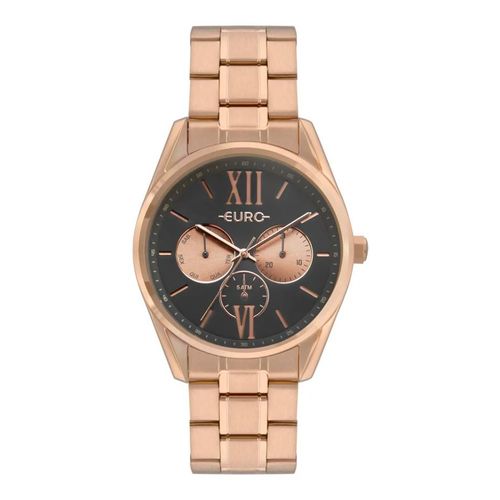 Relógio Euro Multiglow Rose Feminino Eu6p79ae/4c