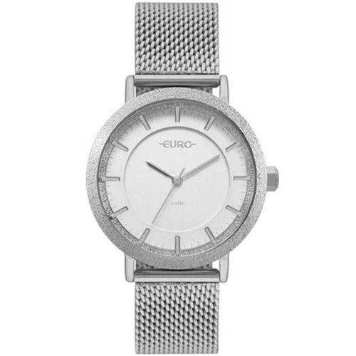 Relógio Euro Shine Glam Feminino Prata Eu2039jk/3k