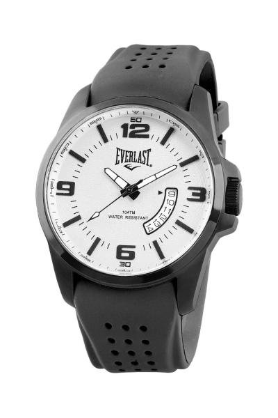 Relógio Everlast Caixa Aço Pulseira Silicone Masculino Leve