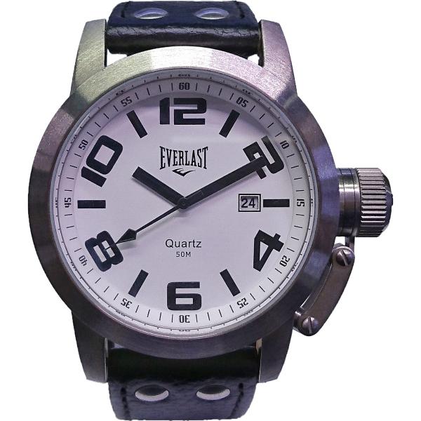 Relógio Everlast - E061 - Leather Strap - White Dial