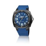 Relógio Everlast Masculino Bold E678 Caixa ABS e Pulseira Silicone Azul