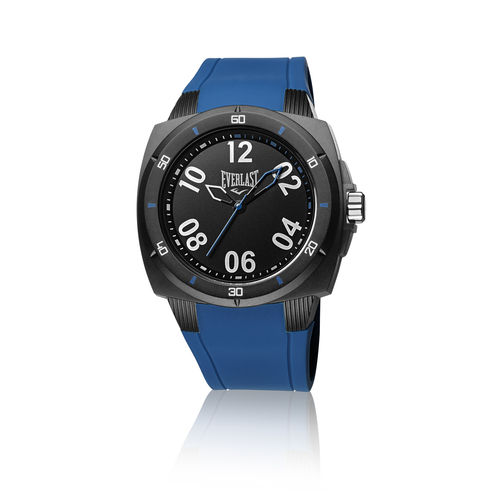 Relógio Everlast Masculino Bold E682 Caixa ABS e Pulseira Silicone Azul