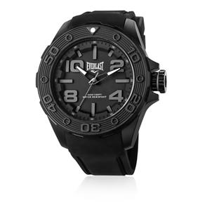 Relógio Everlast Masculino Force E616 Caixa ABS e Pulseira Silicone Preta