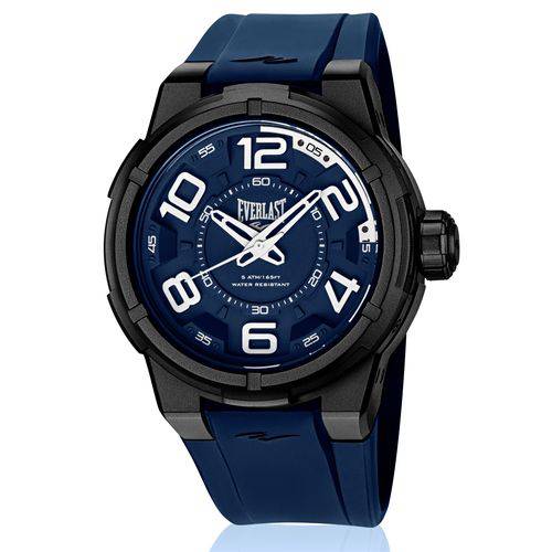 Relógio Everlast Masculino Torque E692 Caixa ABS e Pulseira Silicone Azul