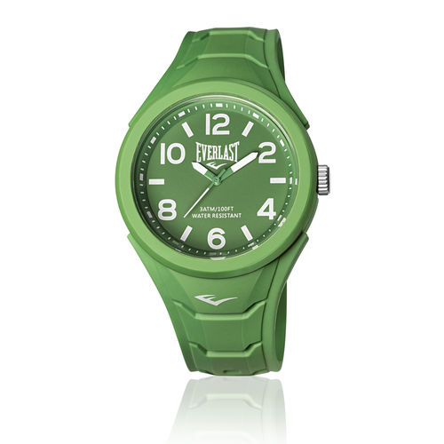 Relógio Everlast Shape E704 Caixa ABS e Pulseira Silicone Verde