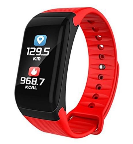 Relogio F1 Pulseira Bracelete Inteligente SmartWatch M3 + Plus Android e IOS Vermelho - Rosh Fc