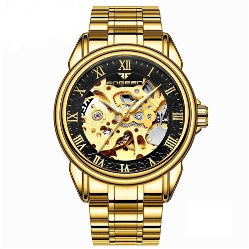 Relógio Fageen Elite (Dourado e Preto)