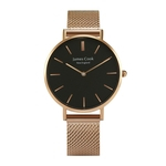 Relógio Feminino Aço Inoxidável Rosé Gold James Cook - Modelo Black Newport