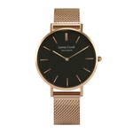 Relógio Feminino Aço Inoxidável Rosé Gold James Cook - Modelo Black Newport