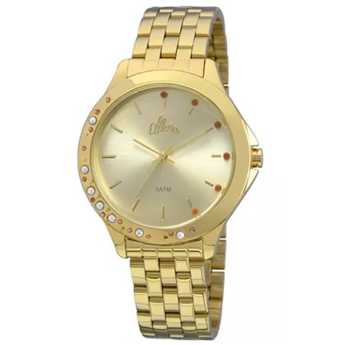 Relógio Feminino Allora Al2035fbt/4D Dourado
