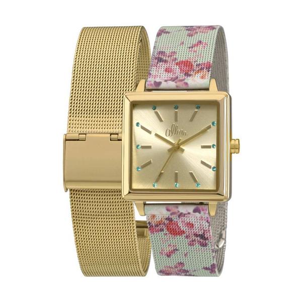 Relogio Feminino Allora Fashion Troca Pulseira - Al2035fac/k4d