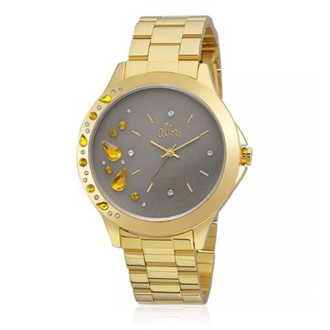 Relógio Feminino Allora Pendeloques Al2036fgm/4C Dourado