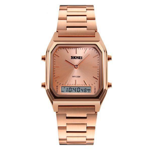 Relógio Feminino Anadigi Skmei 1220 Rose