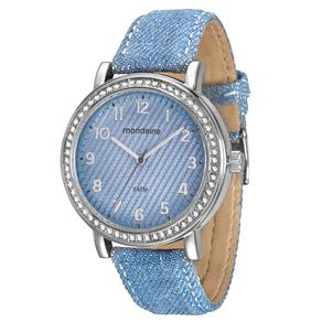 Relógio Feminino Analógico 76417L0MVND2 Mondaine - Azul Claro