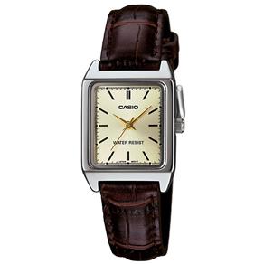 Relógio Feminino Analógico Casio LTP-V007L-9EUDF - Marrom