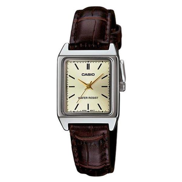 Relógio Feminino Analógico Casio LTP-V007L-9EUDF - Marrom