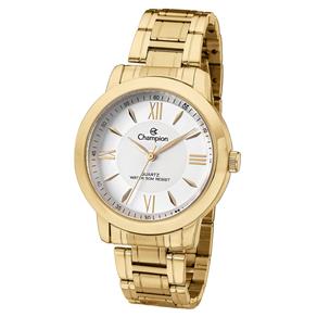 Relógio Feminino Analógico Champion CH24697H – Dourado / Branco