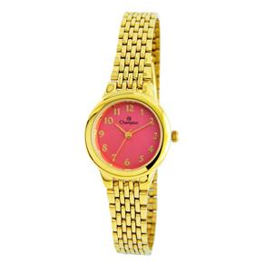 Relógio Feminino Analógico Champion CH24811L - Rosa/Dourado