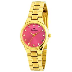 Relógio Feminino Analógico Champion CH24946L - Rosa/Dourada