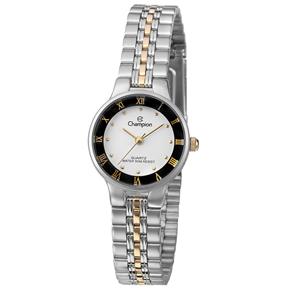 Relógio Feminino Analógico Champion CH27158B - Branco/Prata-dourado